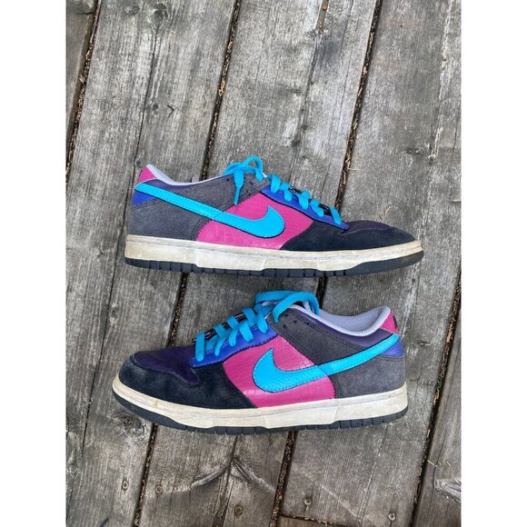 Nike Dunk Low 6.0 Shoes Sneakers Black Pink Women's Size 8.5 SB Y2K 2008 - Picture 3 of 9